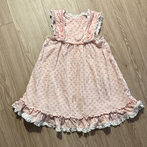 Shrimp & Grits Serendipity Soft Pink Floral Dress